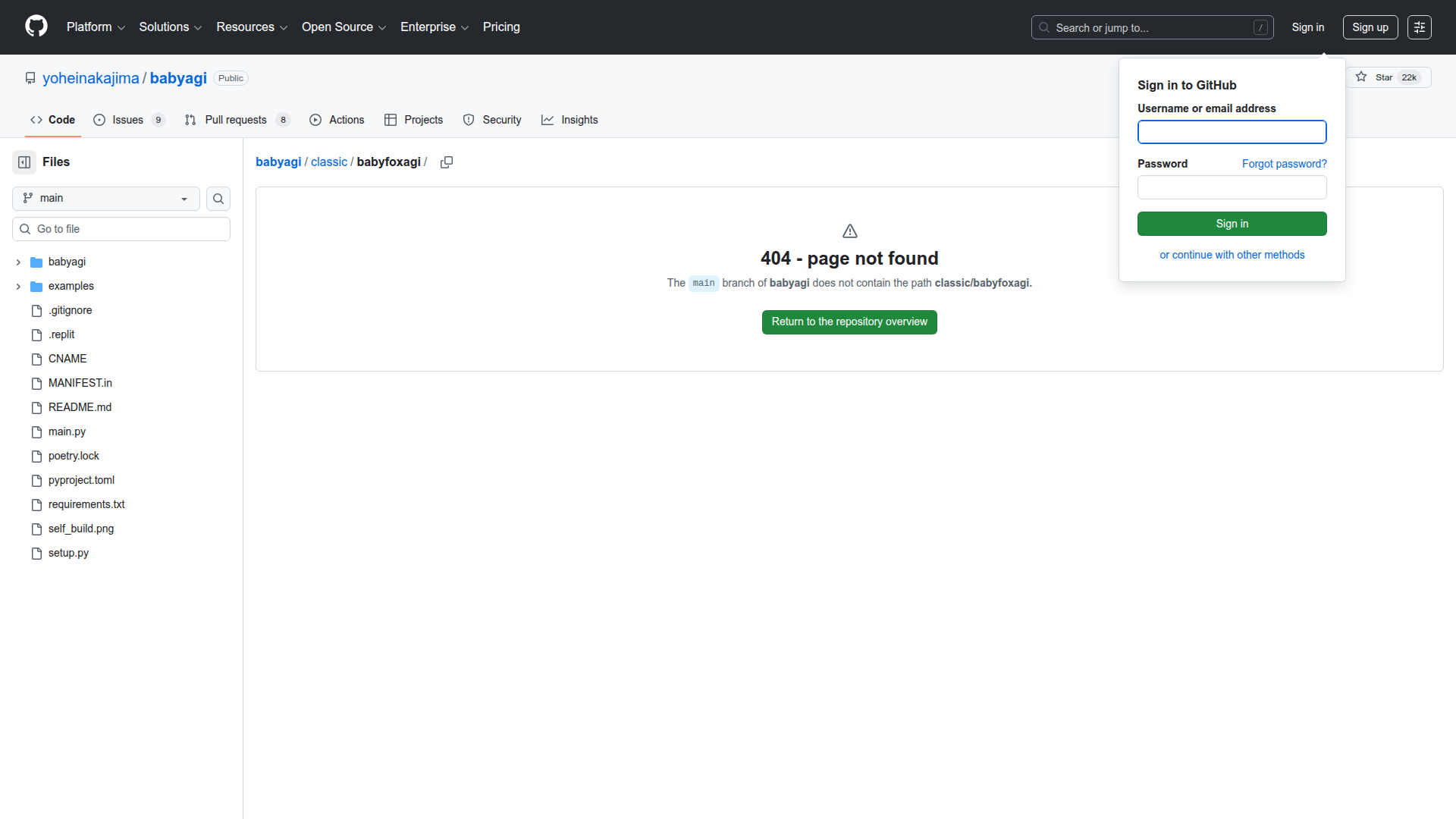 BabyFoxAGI screenshot 1
