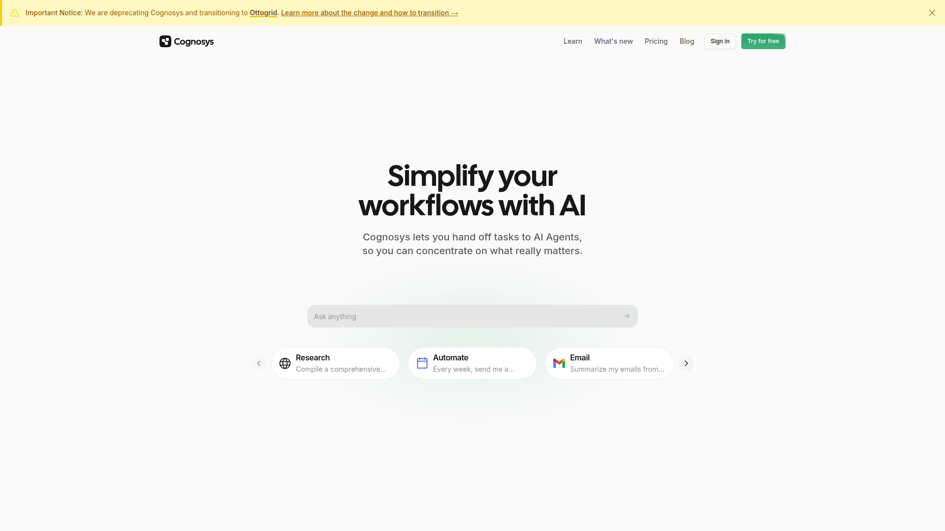 Cognosys screenshot 1