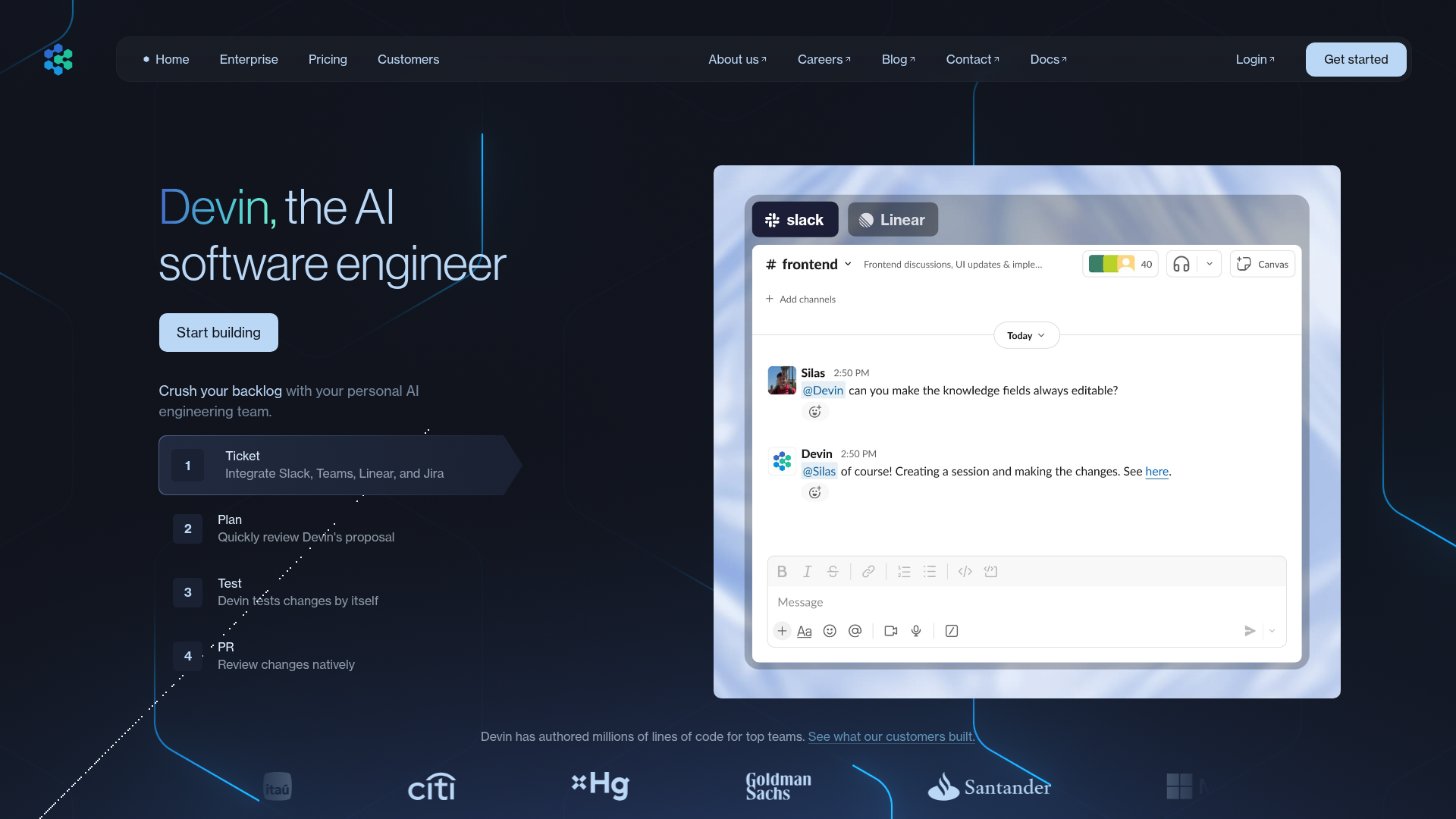 Devin AI screenshot 1
