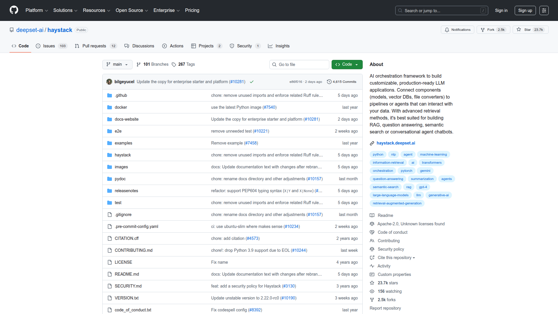 Haystack screenshot 1