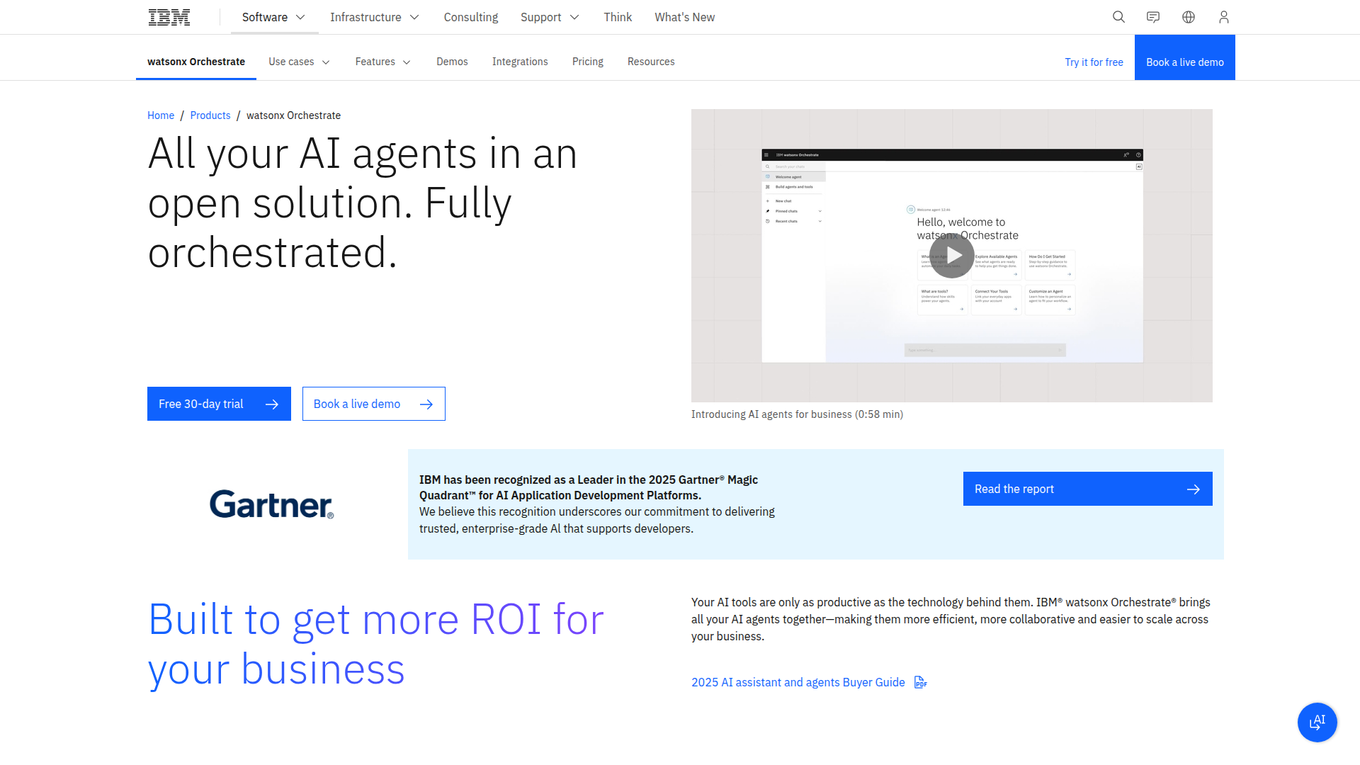 IBM Watson Assistant screenshot 1