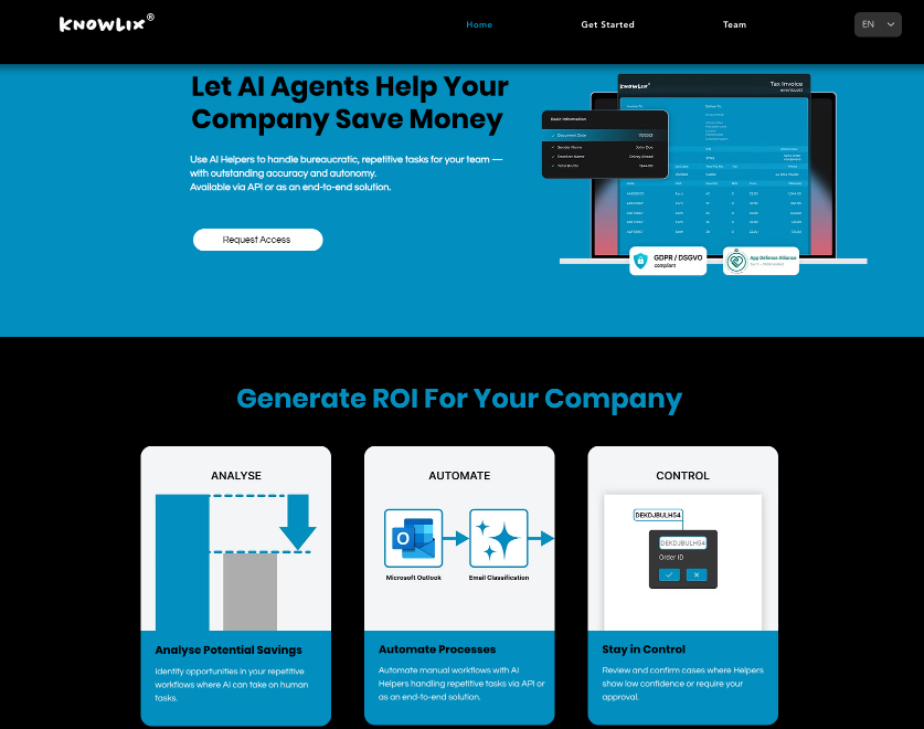 Knowlix AI Helper screenshot 1