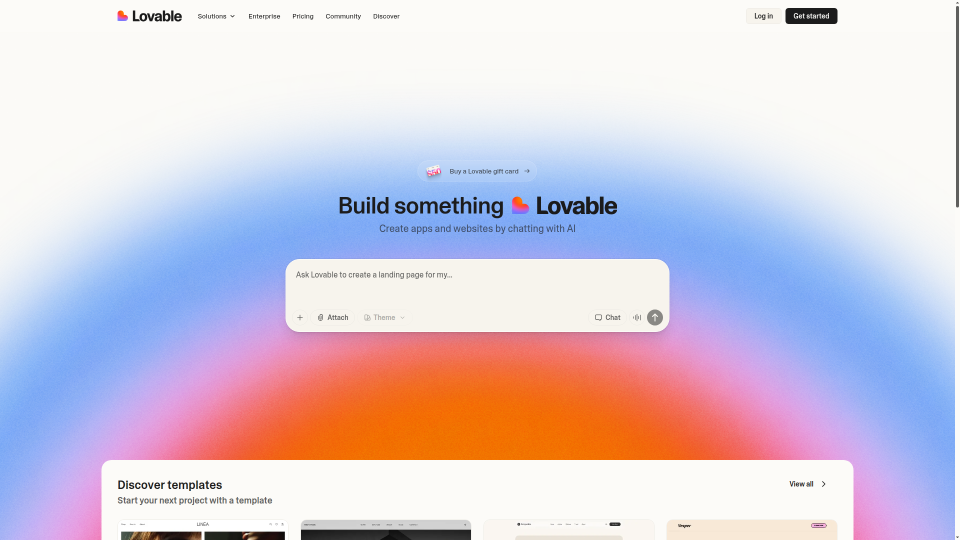 Lovable screenshot 1