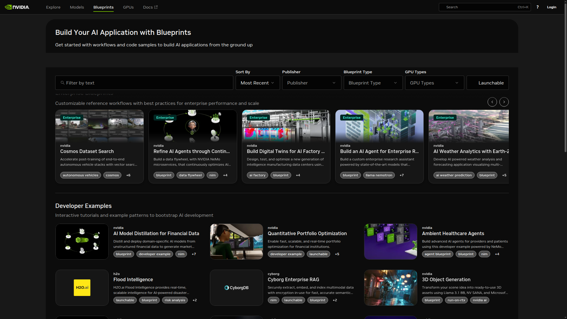 NVIDIA Blueprints screenshot 1