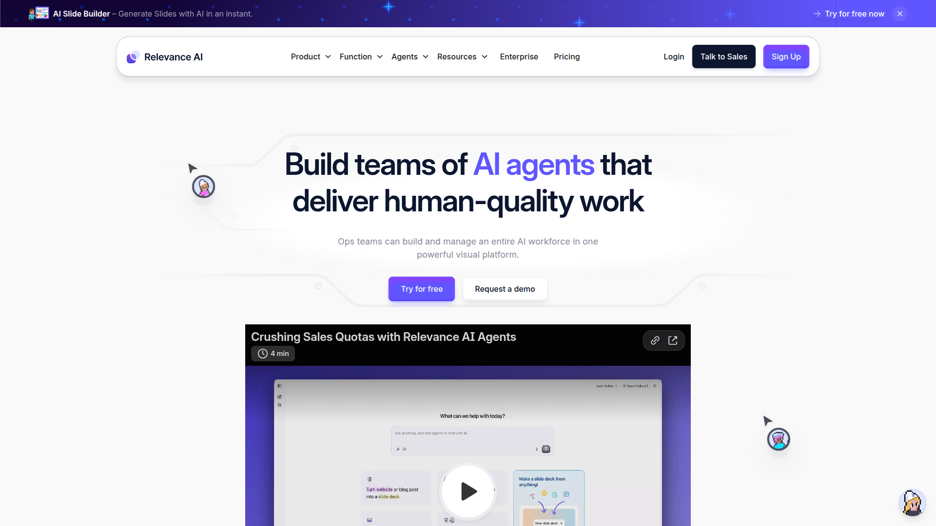 Relevance AI screenshot 1