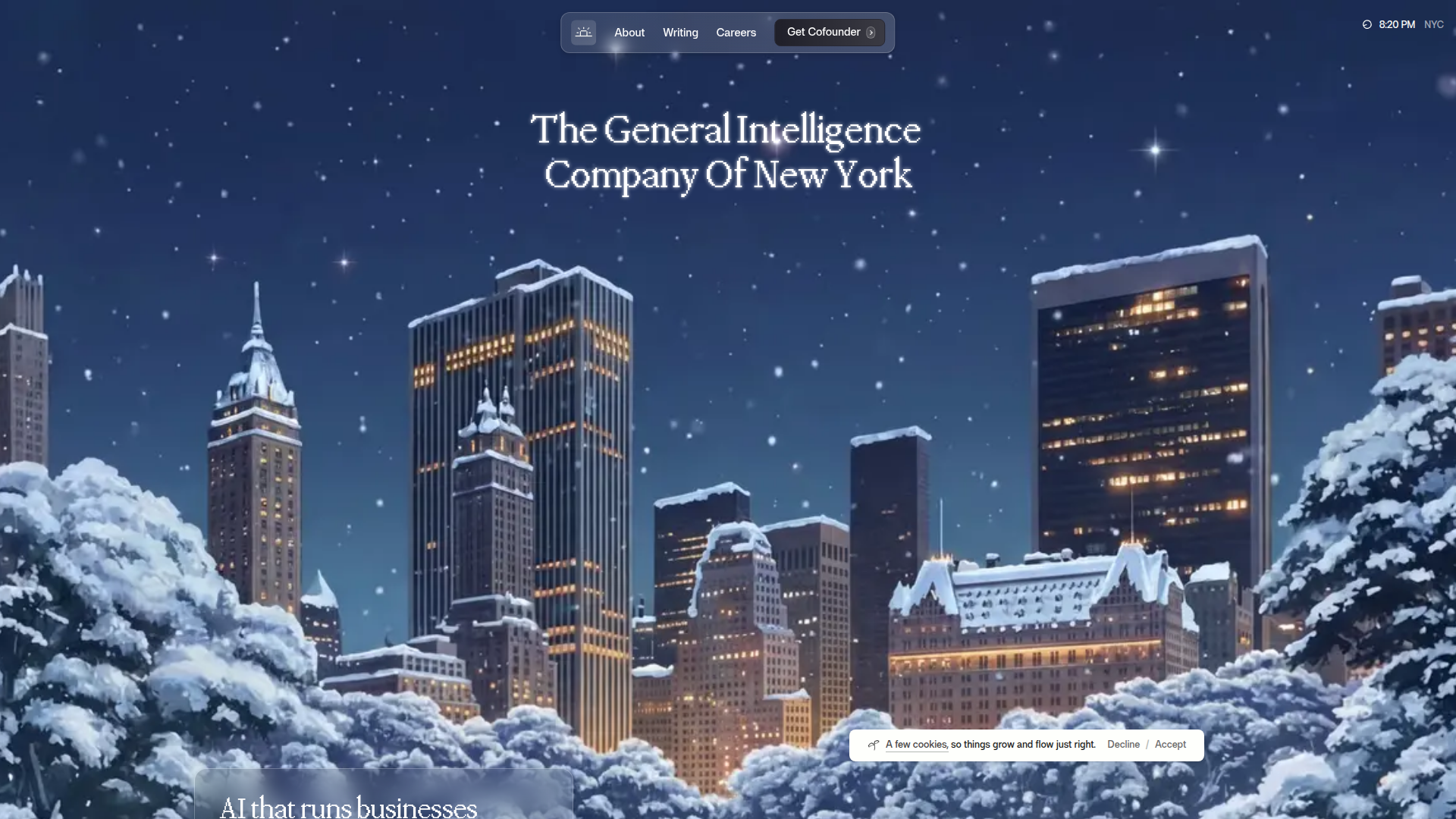 The General Intelligence Company screenshot 1