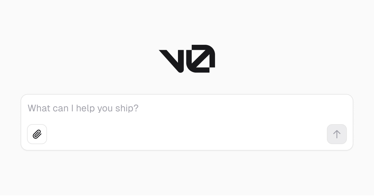 V0 by Vercel screenshot 1