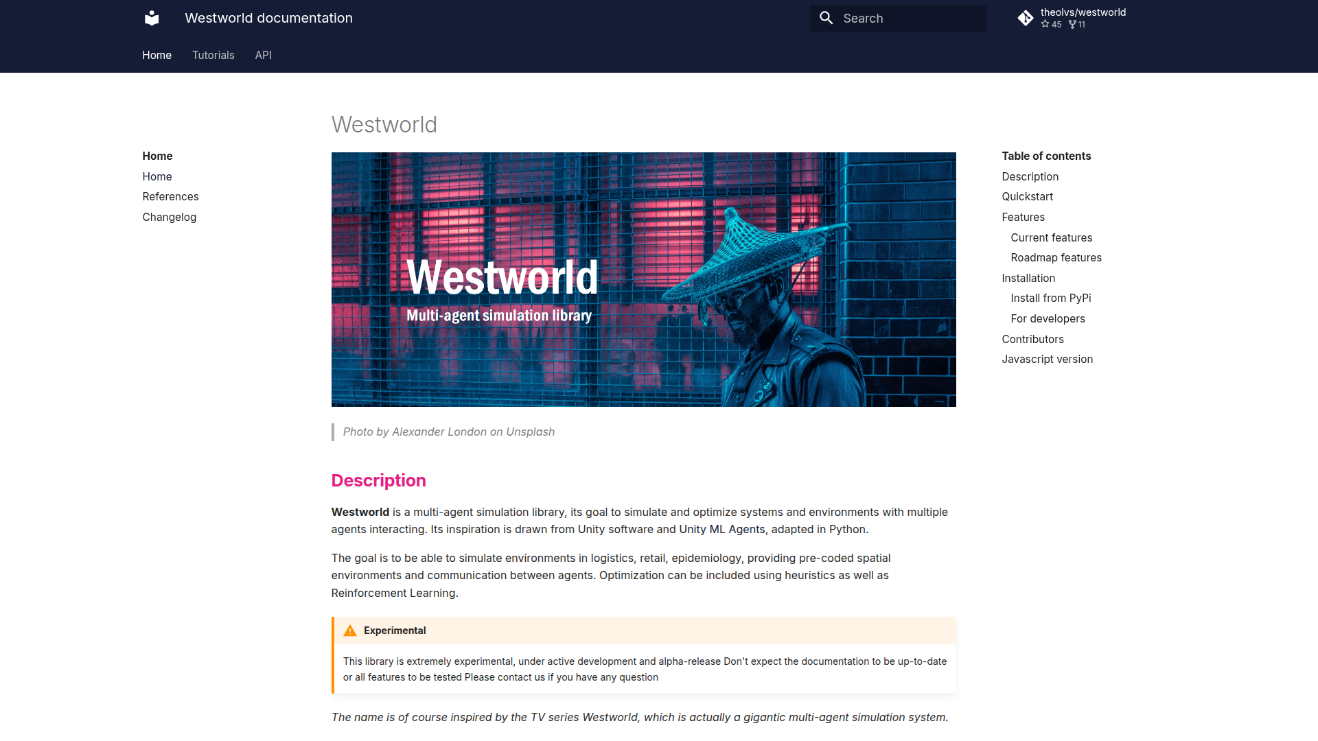 “Westworld” simulation screenshot 1