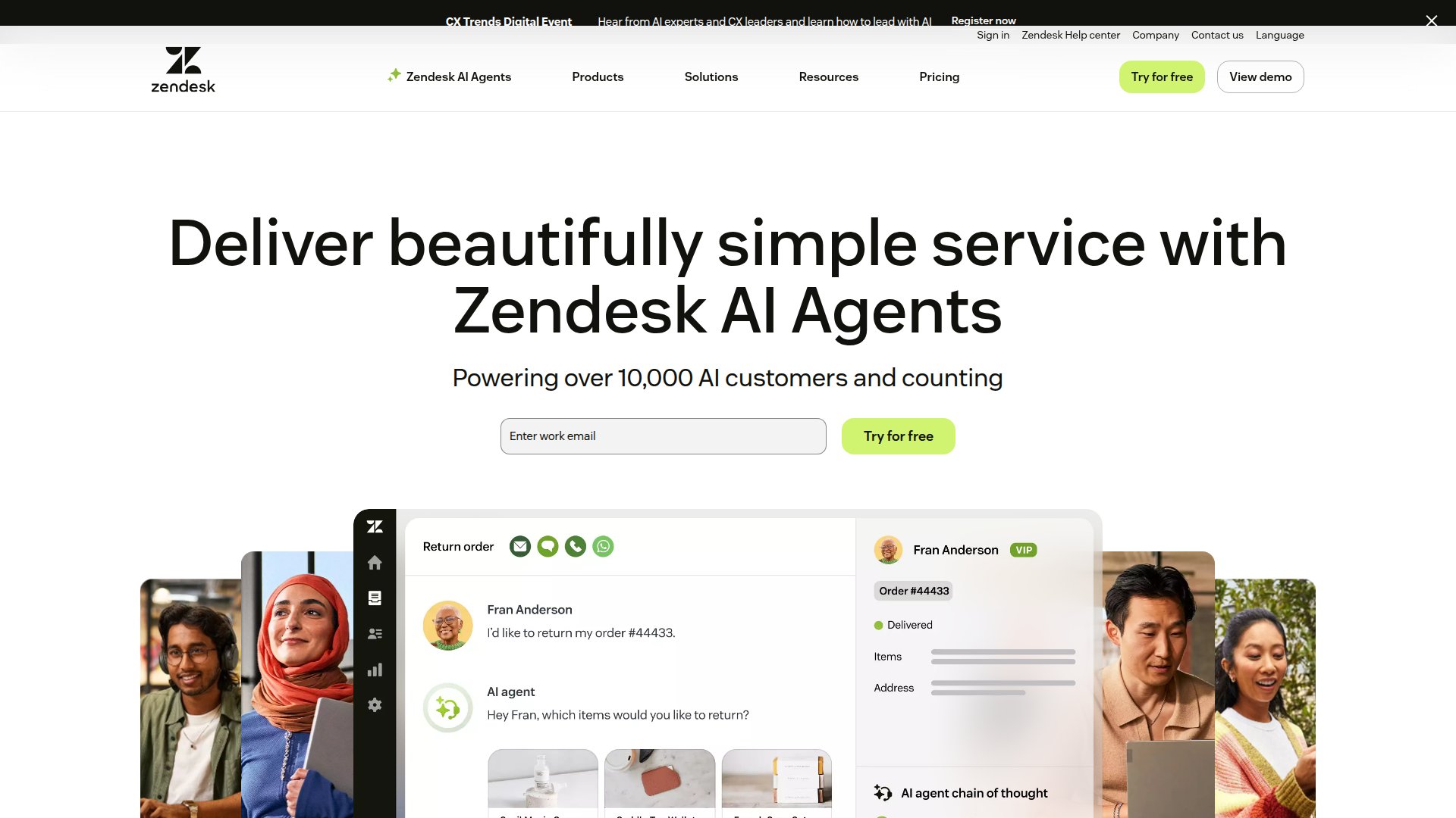 Zendesk screenshot 1